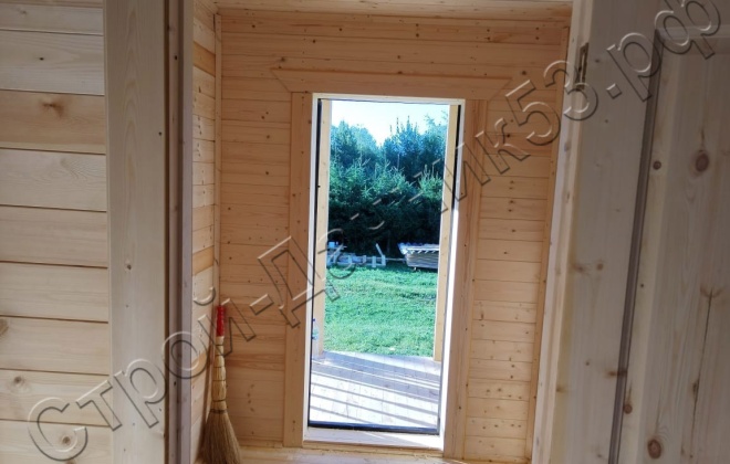 4 Каркасно-щитовой дом  Д-3, 9х8.5м, 67.5  М², Ленинградская область, Тихвинский район, деревня Заручевье. (14)